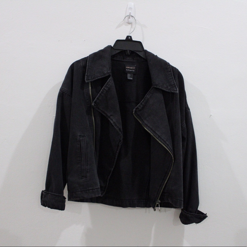 BLACK DENIM JACKET